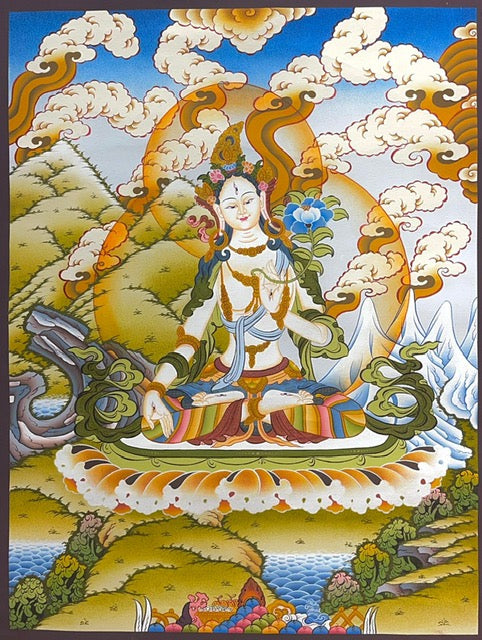 White Tara Thangka