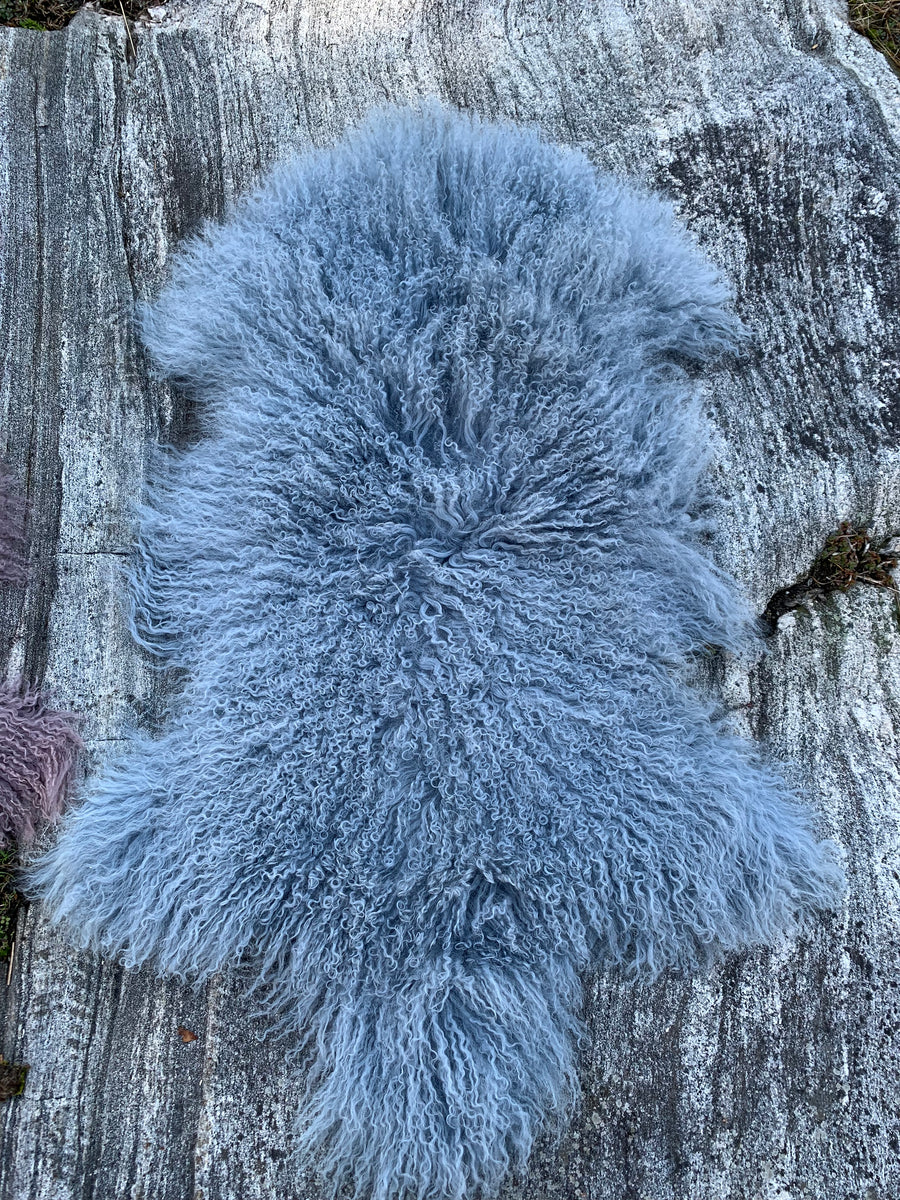 Tibetan colored sheepskin