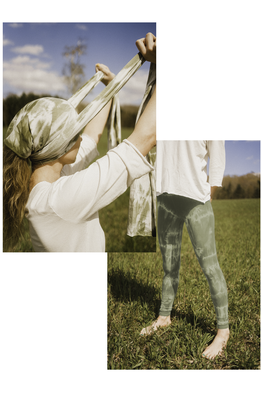 Hand Dyed Leggings