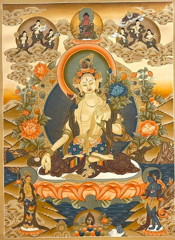 White Tara Thangka