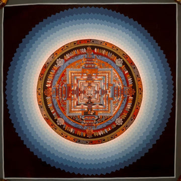 Lotus Kala Chakra Thangka